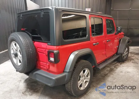 2020 Jeep Wrangler Unlimited Sport S 4X4 z USA, uszkodzony, nr VIN 1C4HJXDNXLW139651